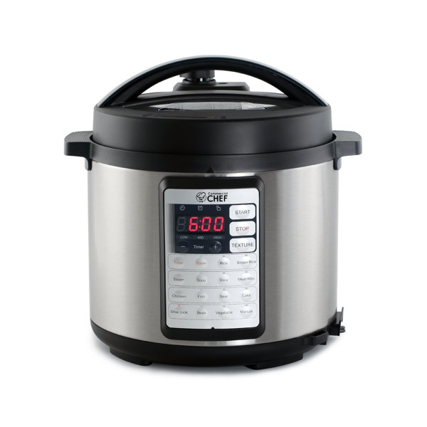 Commercial Chef 6.3 Quart Electric Pressure Cooker Wayfair